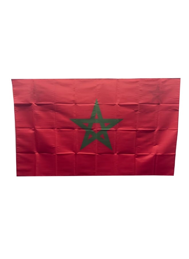 Stormflag Morocco Flag Wearable Flag Cape Suitable for Football Matches and Street Parties (90x150cm/3x5 ft) - Image 1
